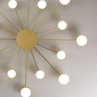 KINTARA LED Modern Gold Contemporary Chandelier Ceiling Light