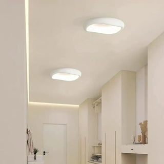 COULI LED Modern Round White Ceiling Light – Hallway or Entrance Fixture