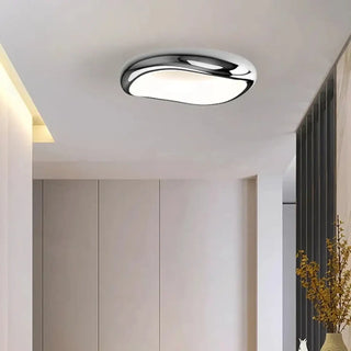 COULI LED Modern Round White Ceiling Light – Hallway or Entrance Fixture
