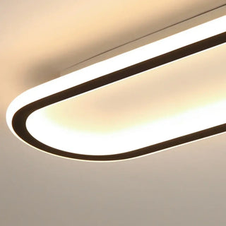 NAVAL LED Oval Ceiling Light – Underside Flush Panel View