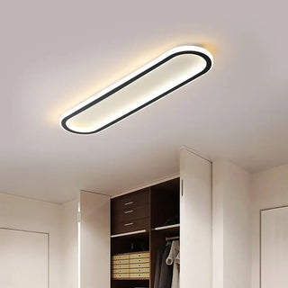 NAVAL Oval LED Ceiling Light – Clean Minimalist Form Detail