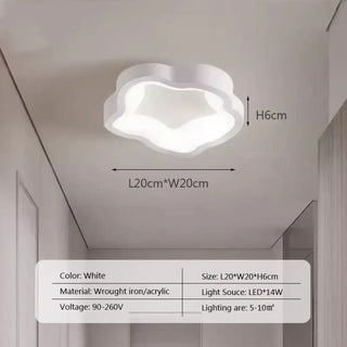 DURITOXI LED Minimalist Entrance Hallway Ceiling Light – Contemporary Flush Fixture