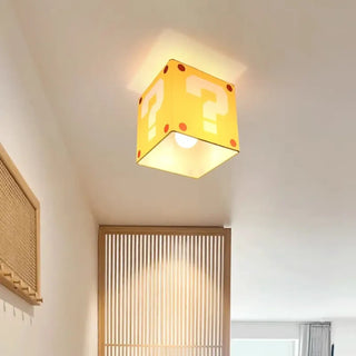 LUDIK Playful Pixel Art Block Children Ceiling Light