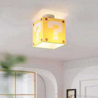 LUDIK Playful Pixel Art Block Children Ceiling Light