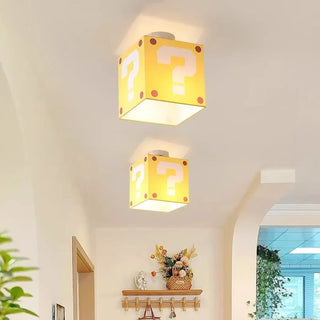 LUDIK Playful Pixel Art Block Children Ceiling Light