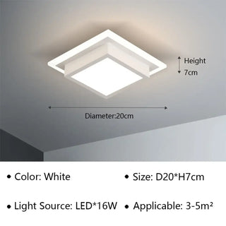 TARMA LED Sculpted Shape Design Ceiling Light – view 8