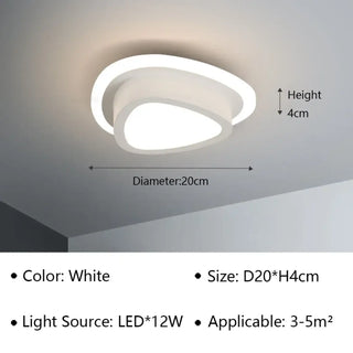 TARMA LED Sculpted Shape Design Ceiling Light – view 10