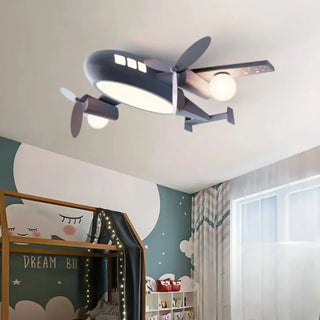 AERIS Children's Airplane Ceiling Light – Novelty Kids Room Lamp Fixture