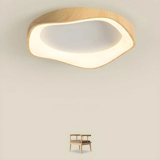 COCONA Contemporary LED Wood Ceiling Light – Modern Natural Design Fixture