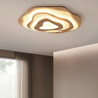 TESTED LED Organic Wood Natural Ceiling Light – view 2