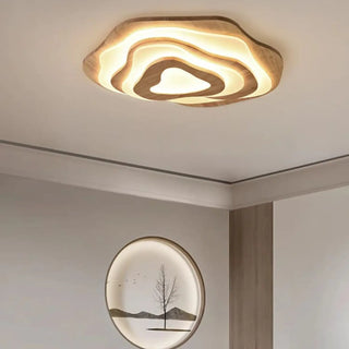 TESTED LED Organic Wood Natural Ceiling Light – view 1