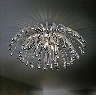 RUMIERE Metal Sculptural High Decoration Ceiling Light – Designer Fixture