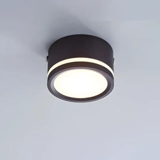 ALIAR Contemporary Round Ceiling Light – Minimalist Black or White Fixture