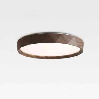 RIONDA Natural Ceiling Light – Metal Wood Organic Form Close-Up