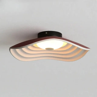 SABY Modern Wave Effect Diffused Light Ceiling Light – Sculptural Fixture