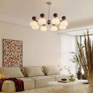 LOBAL Modern White Opaline Glass Globe Ceiling Light – view 2