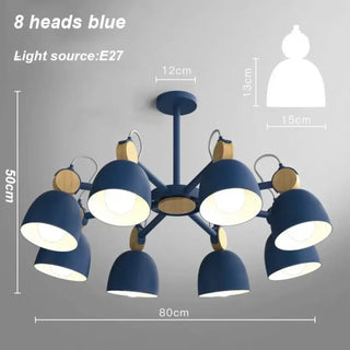 DISURTO Nordic Multi-Light Modern Ceiling Light – Contemporary Chandelier Fixture