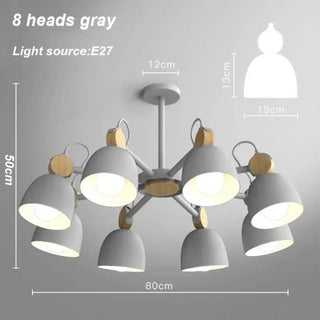DISURTO Nordic Multi-Light Modern Ceiling Light – view 14