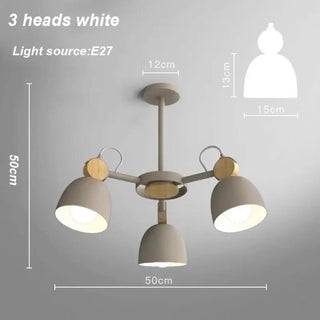 DISURTO Nordic Multi-Light Modern Ceiling Light – Contemporary Chandelier Fixture