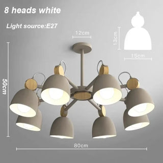 DISURTO Nordic Multi-Light Modern Ceiling Light – view 13