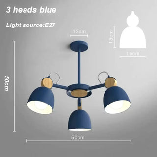 DISURTO Nordic Multi-Light Modern Ceiling Light – Contemporary Chandelier Fixture