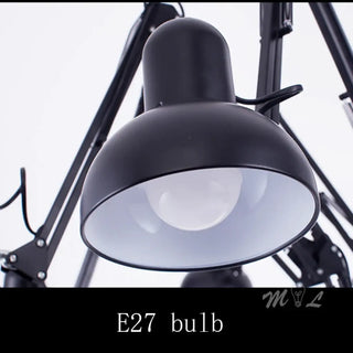 SUPURER LED Urban Ceiling Light – Black Multi-Head Adjustable Heads