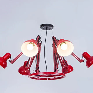 SUPURER Contemporary Ceiling Light – Black LED Multi-Head Room Setting