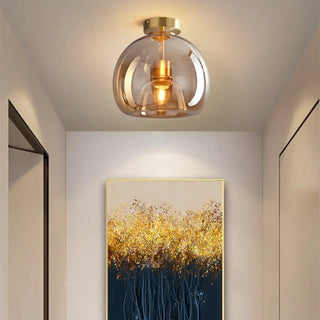 HERYC Modern Spherical Glass Ceiling Light