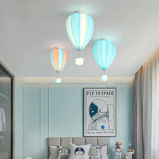 MONGT Children Ceiling Light – Whimsical Hot Air Balloon Detail