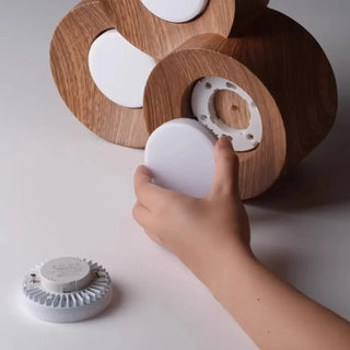 SOBISE Minimalist Ceiling Light – Natural LED Contemporary Close-Up