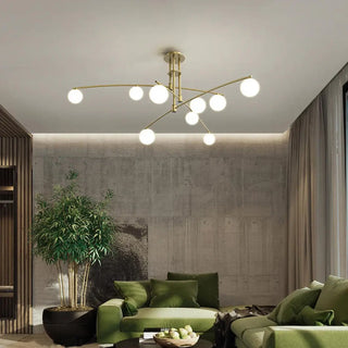MULTI Statement Ceiling Light – Multi-Arm Black and White Design