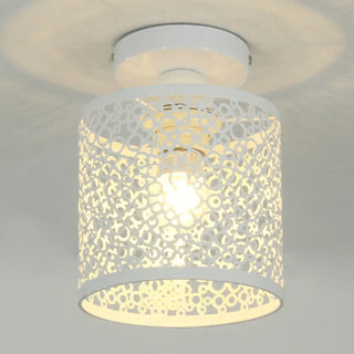 MULI Chic Ceiling Light – Hallway Setting with Oriental Pattern