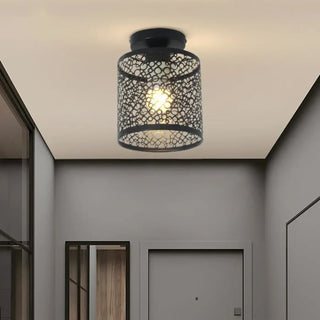 MULI Black Ceiling Light – Decorative Shadow Effect from Cutout Design