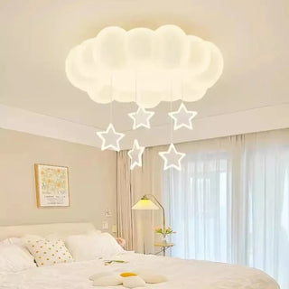 AGENUR Kids Cloud LED Ceiling Fixture – Children's Bedroom Pendant Light