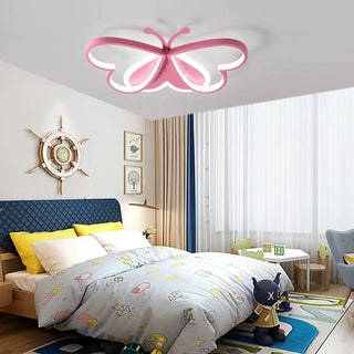 PAPI LED Pink Butterfly Ceiling Light – view 3