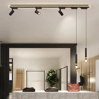 RAIL Ceiling Track Light – Multi-Directional Spotlights Room Setting