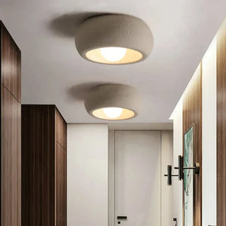 BRIXO Round Modern Ceiling Light – Contemporary Hallway or Living Room Fixture