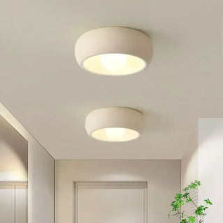 BRIXO Round Modern Ceiling Light – Contemporary Hallway or Living Room Fixture