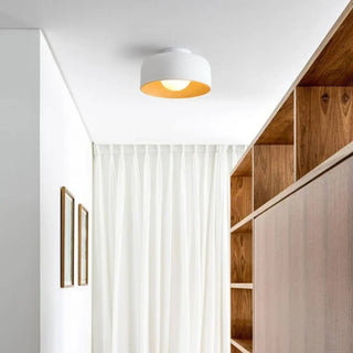 LANCAS Round Interior Wood Modern Ceiling Light