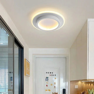 RODERNE Sleek Round LED Ceiling Light – Modern Flush Design Detail