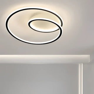 TOURISTERE Round LED Black Elegant Economical Ceiling Light – view 2