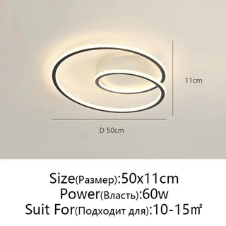 TOURISTERE Round LED Black Elegant Economical Ceiling Light – view 6