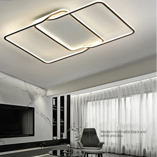 TOURISTERE Round LED Black Elegant Economical Ceiling Light – view 3