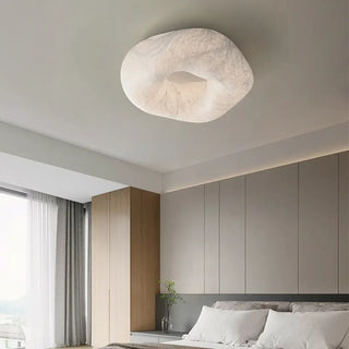 ANIA Sculptural Cloud Cream Ceiling Light – Organic Free-Form Contemporary Fixture