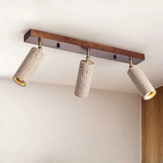 LINE Stone and Wood Scandinavian Spot Ceiling Light