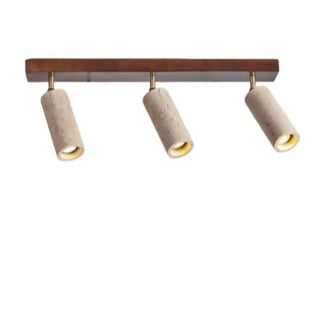 LINE Stone and Wood Scandinavian Spot Ceiling Light