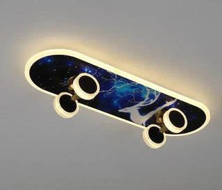 SKATER Ceiling Light – LED Skateboard Cool Teen Room Fixture