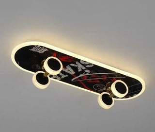 SKATER LED Ceiling Light – Street Style Skateboard Profile View