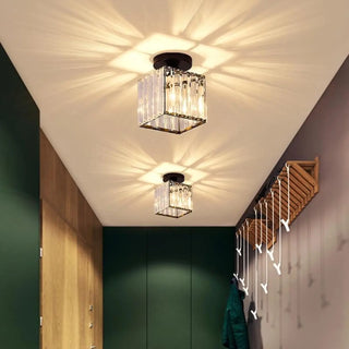 TAMI Vintage Glass Ceiling Light – Classic Timeless Flush Fixture