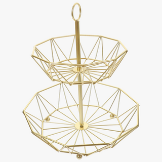 Metal tiered fruit stand